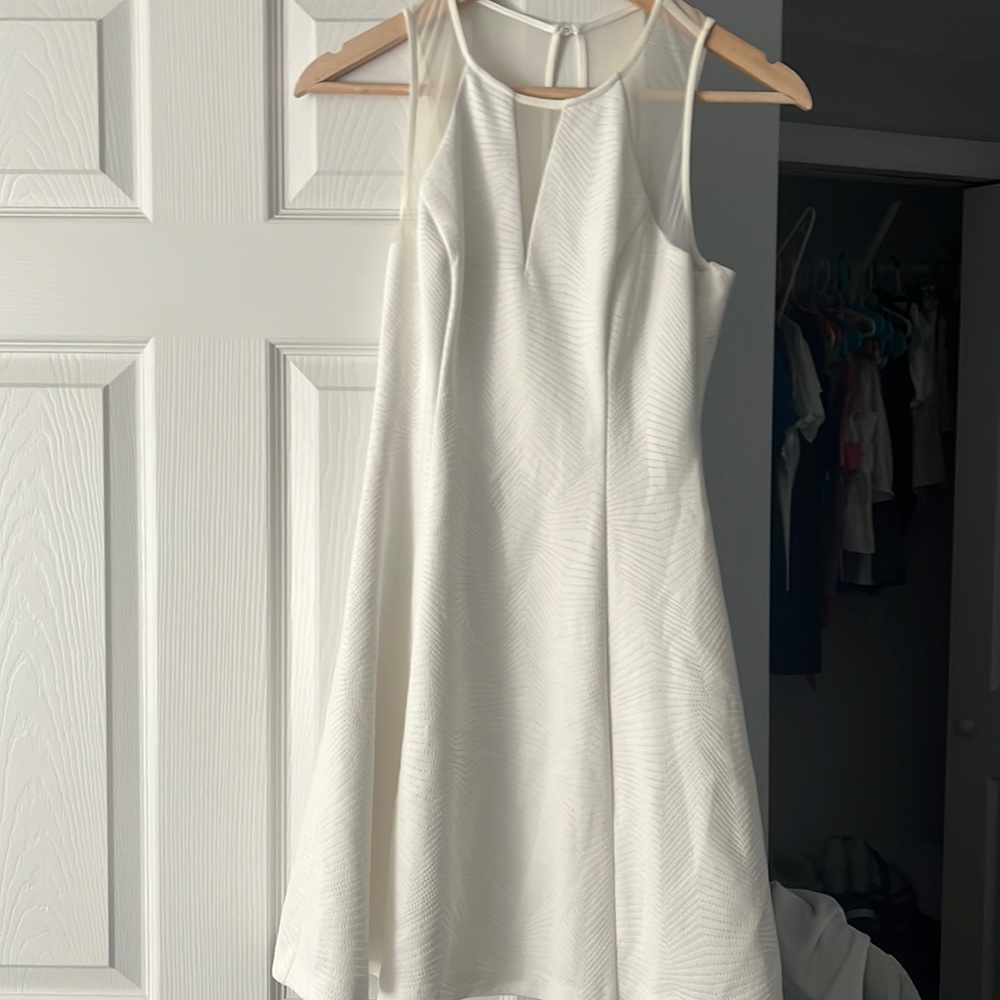 white guess dress